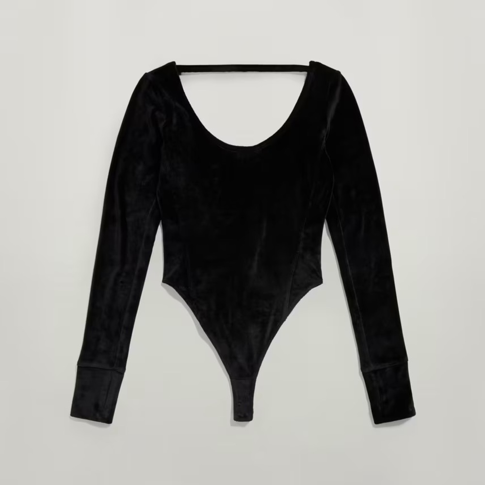 G-Star Black Long Sleeve Bodysuit